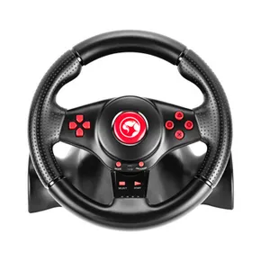Volant Marvo GT-903, volant s pedálami a radiacou pákou, 16tl., USB, čierny